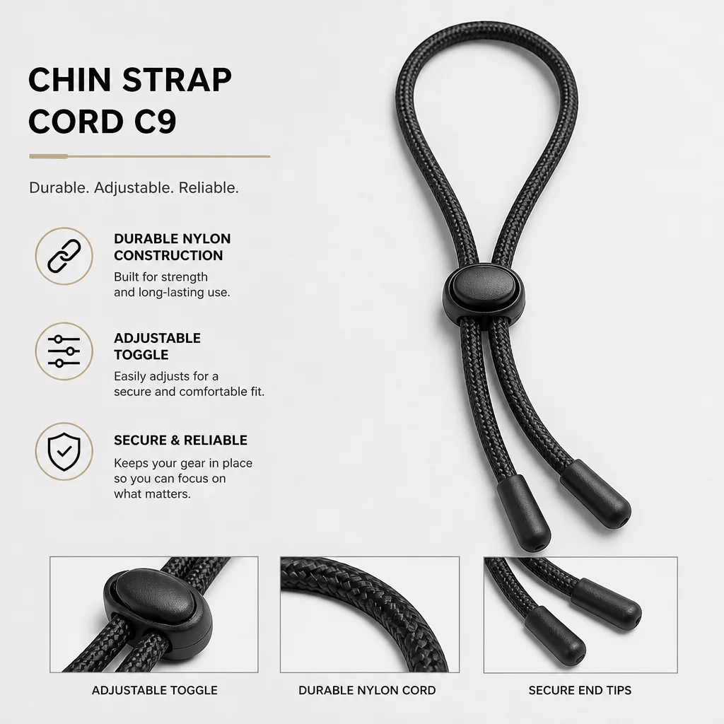 Chin Strap Cord C9