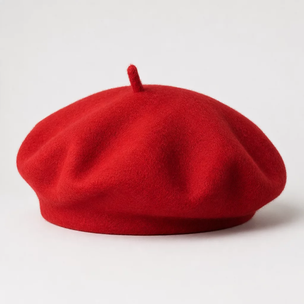 Wool Beret W88 Red